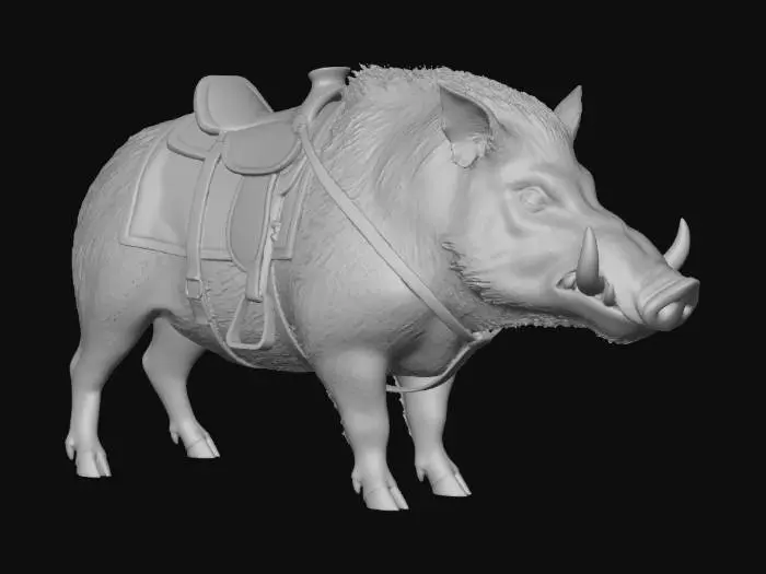 3D model for Boar Mount