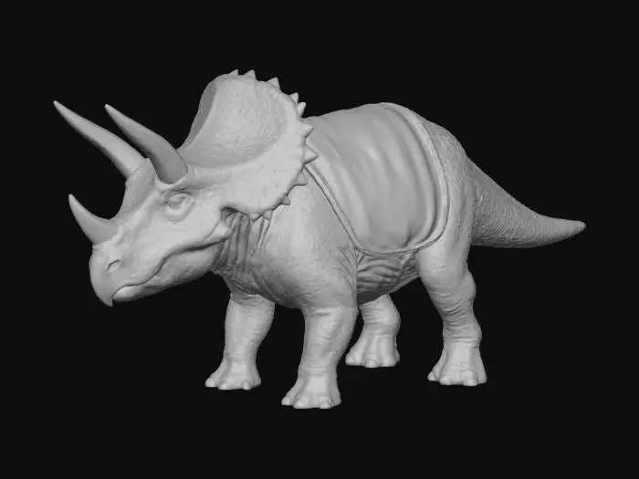 3D model for Triceratops Mount