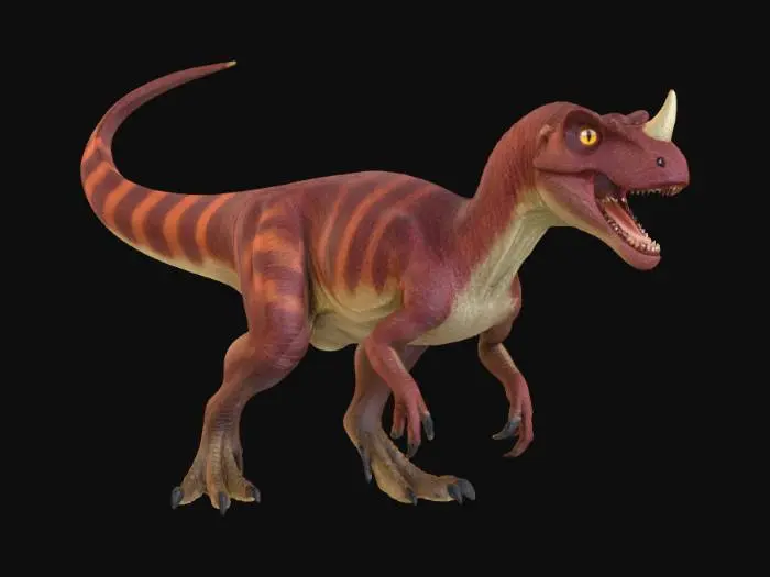 3D model for Horned Theropod