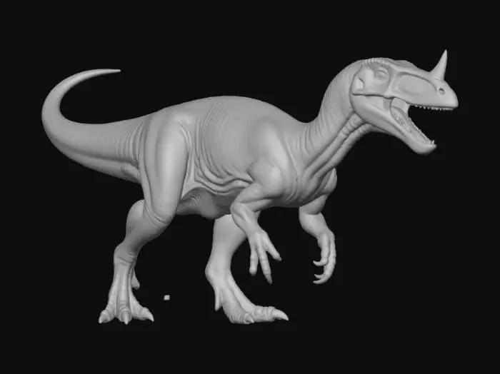 3D model for Horned Theropod