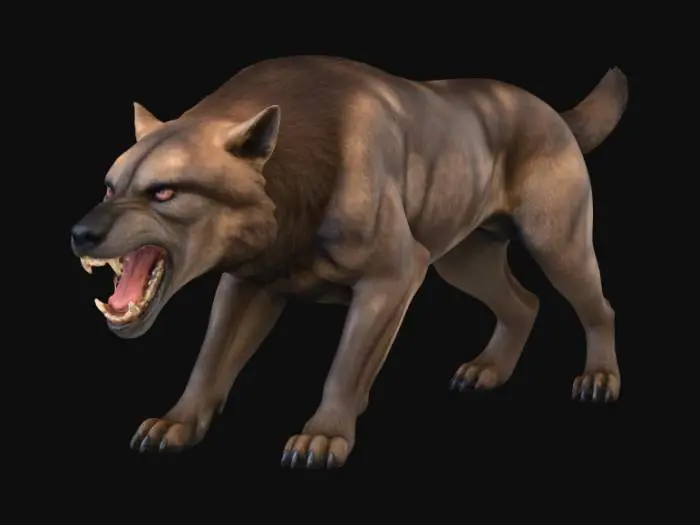 3D model for Brown Warg