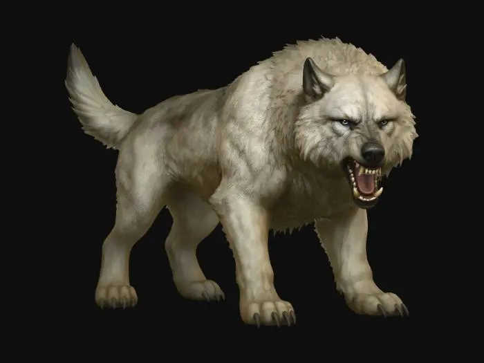3D model for Fierce Tundra Warg