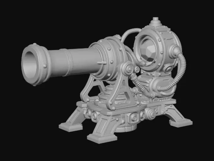 3D model for Azure Crystal Cannon
