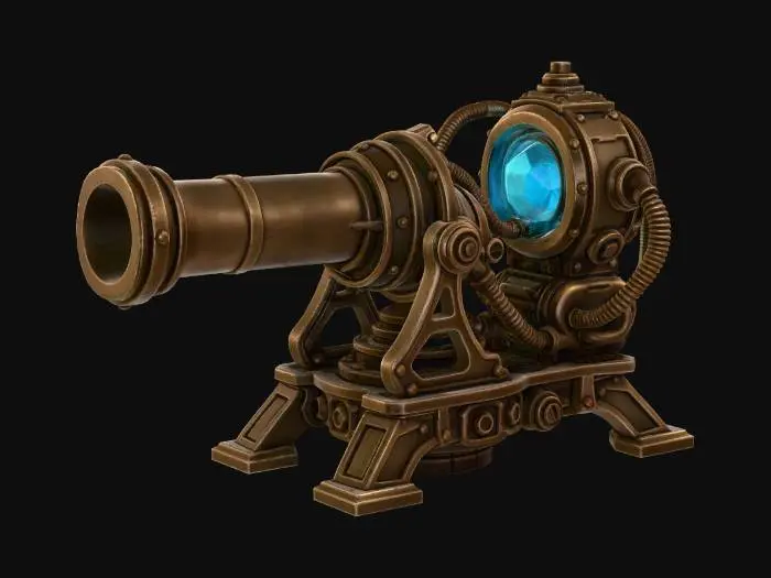 3D model for Azure Crystal Cannon