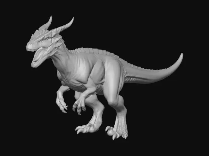 3D model for Crimson Spined Hunter