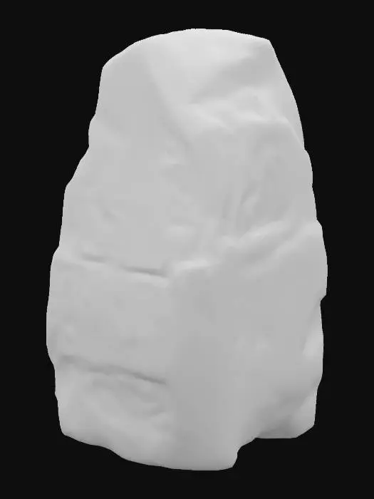 3D model for A big menhir with ancient carved runes