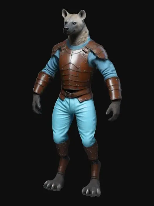 3D model for Gnoll warrior