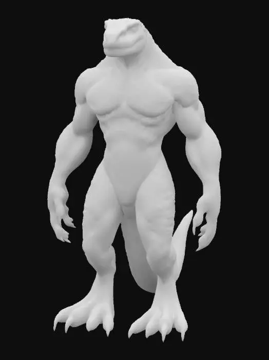 3D model for Lizardmen