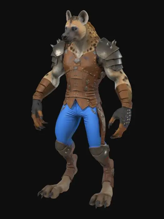3D model for Gnoll Warrior