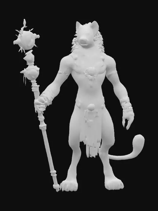 3D model for Hyena Sorcerer