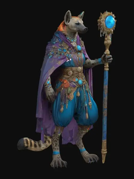 3D model for Hyena Mage