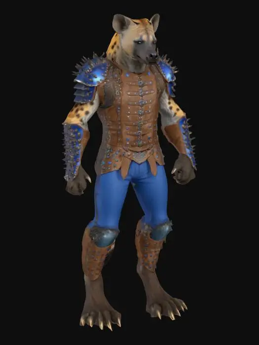 3D model for Gnoll Warrior