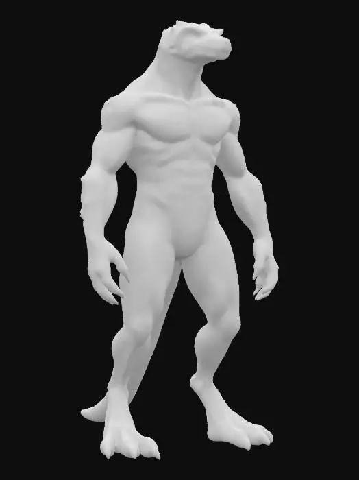 3D model for Lizardman