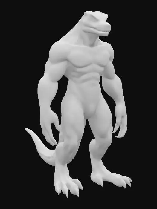 3D model for Lizardman
