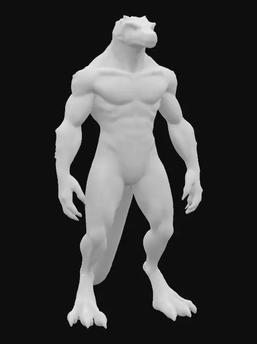 3D model for Lizardman