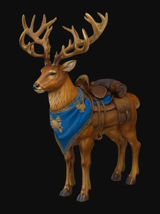 3D model for Deer Mount
