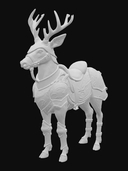3D model for Armored Stag