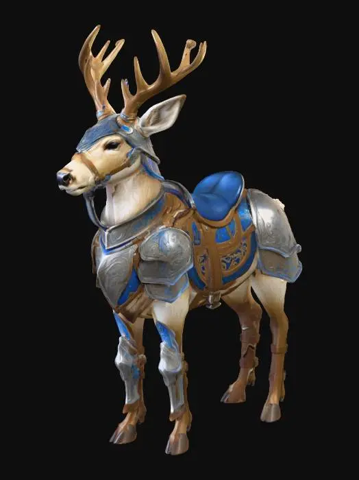 3D model for Armored Stag