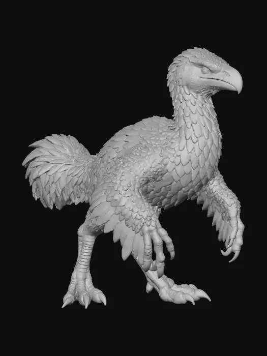 3D model for Terrorbird raptor