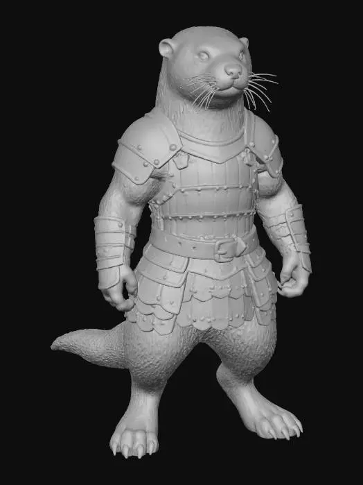 3D model for Otter Warrior