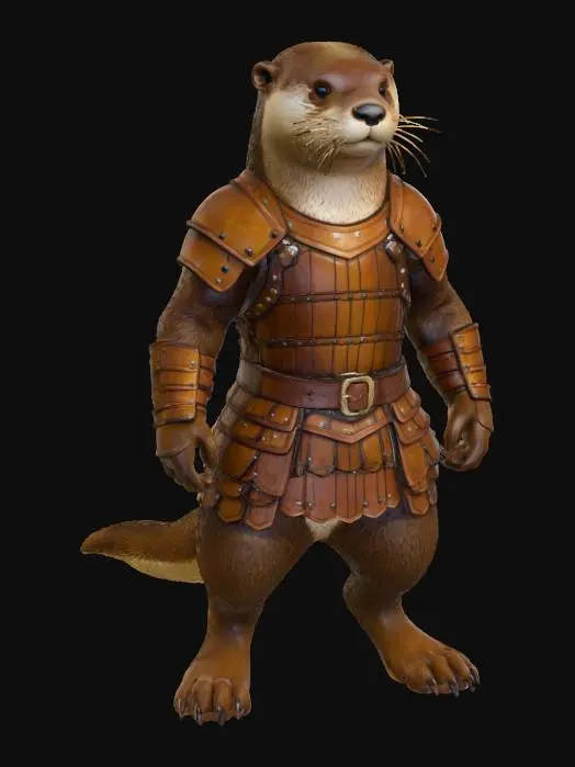 3D model for Otter Warrior