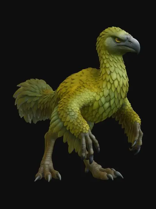 3D model for Terrorbird raptor