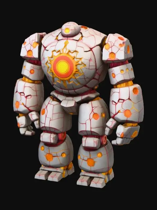 3D model for Sunstone Guardian