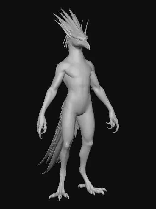 3D model for Blue Avian