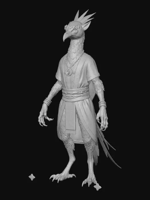 3D model for Avian Majesty
