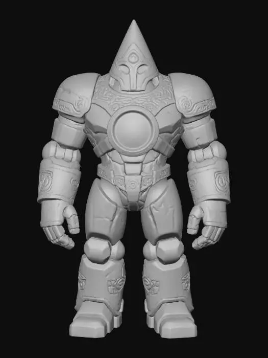 3D model for Luminous Green Sentinel