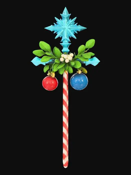 3D model for Holiday Scepter, #Christmas2025#