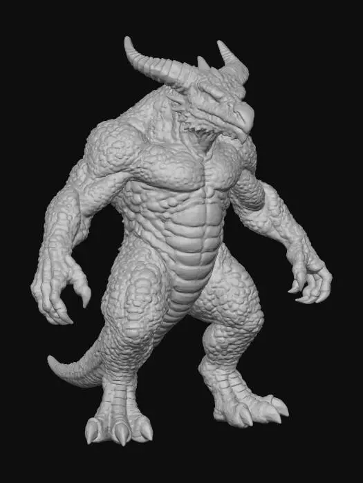 3D model for Stonehide Draconid