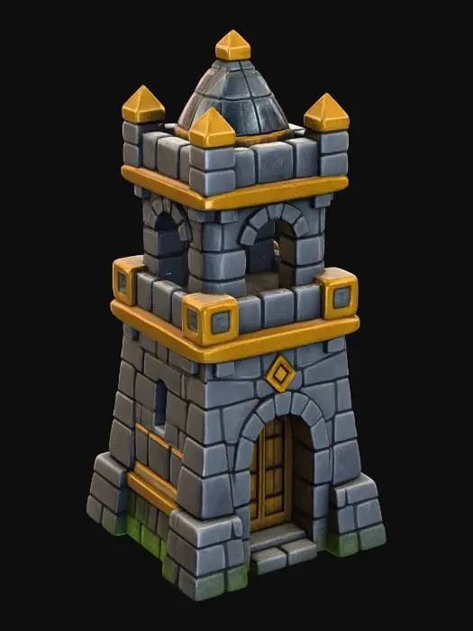 3D model for Fortiefied Watchtower
