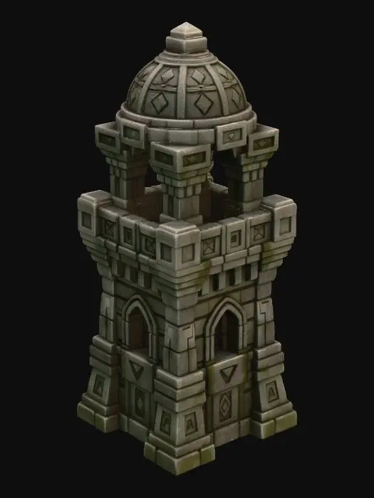 3D model for Stone Sentinel Tower