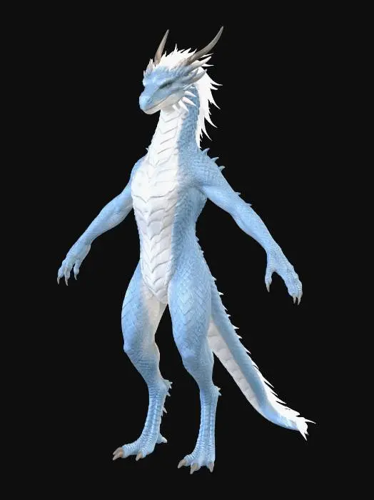 3D model for Azurecrest Dragon