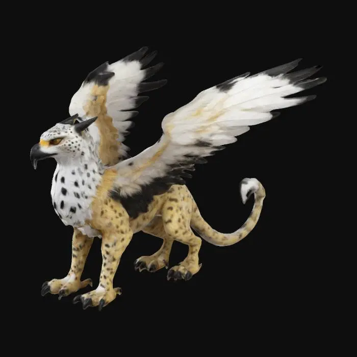 3D model for Leopard gryphon