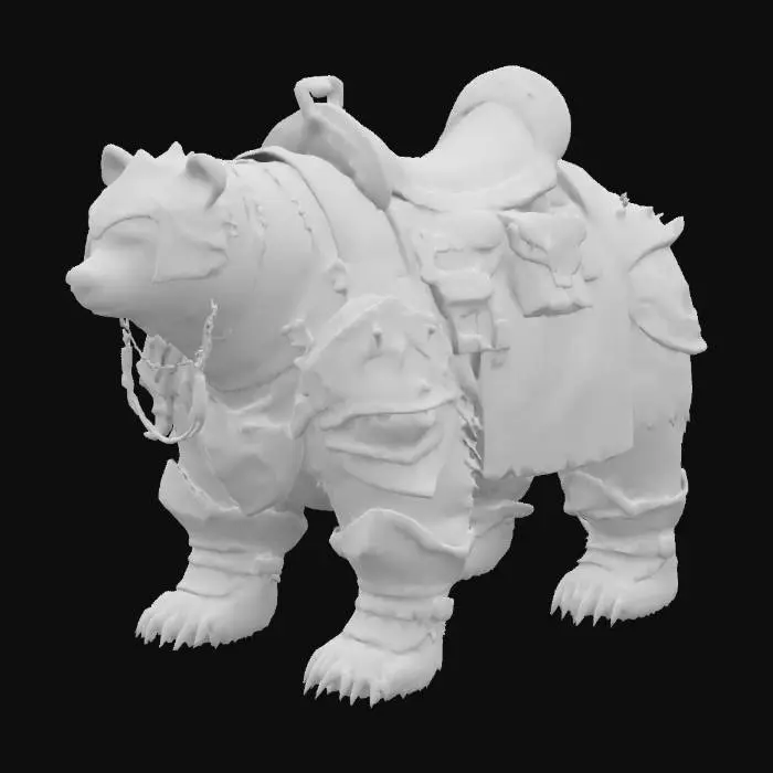 3D model for Armored Bear Mount