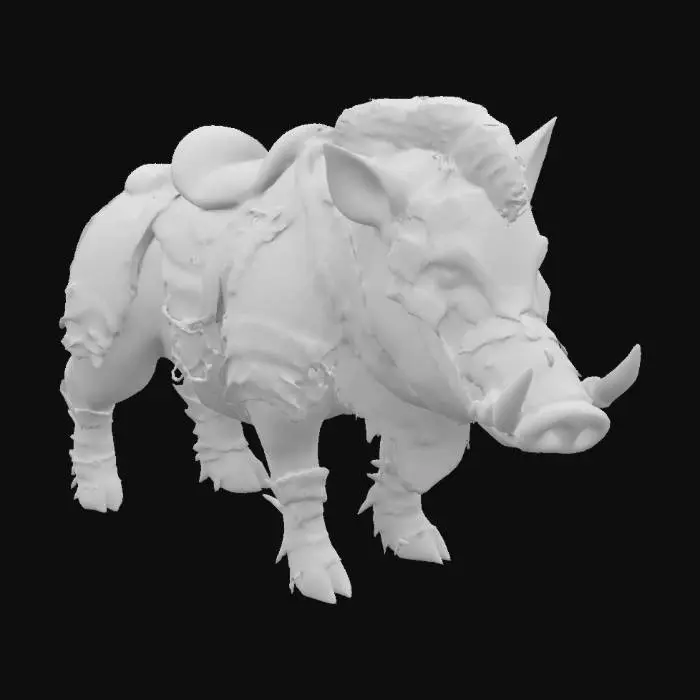 3D model for Armored Boar Mount