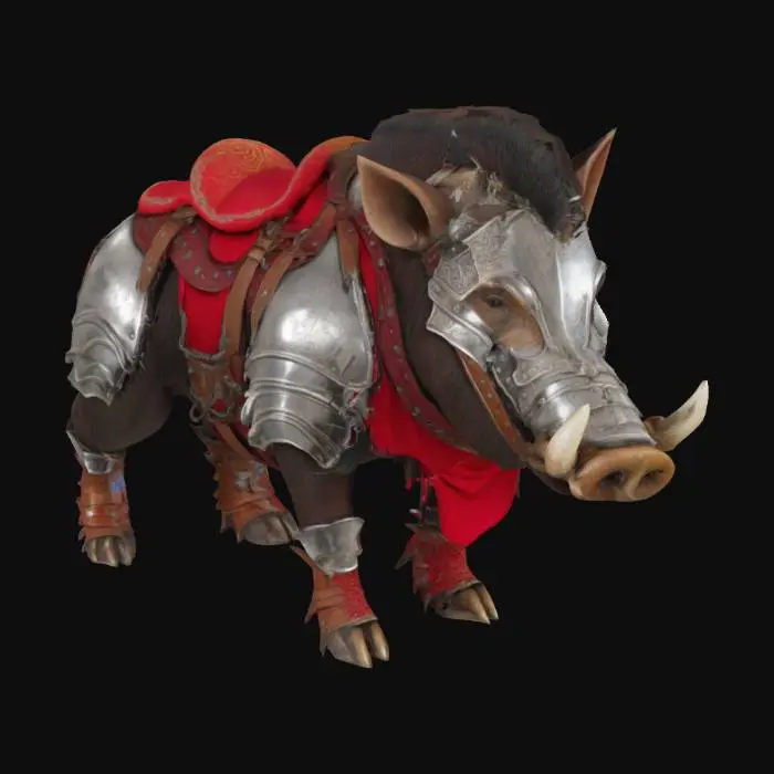 3D model for Armored Boar Mount