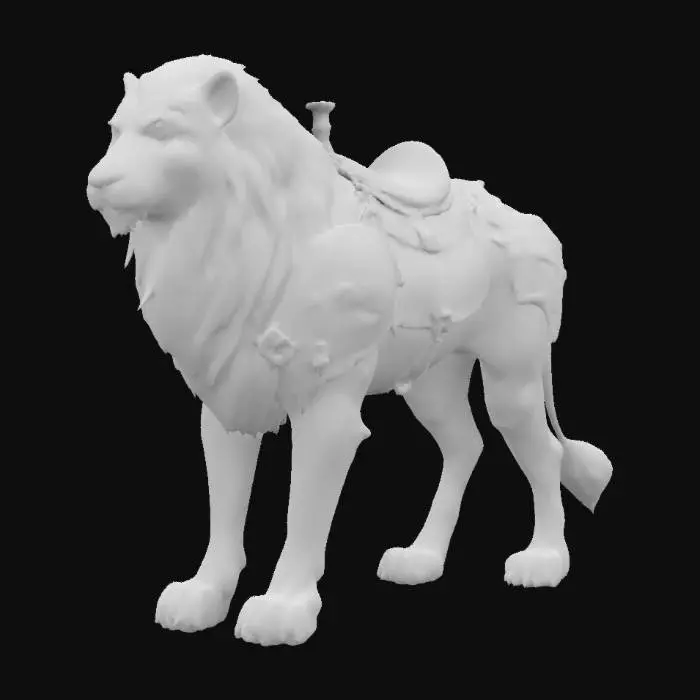 3D model for Majestic Lion Mount