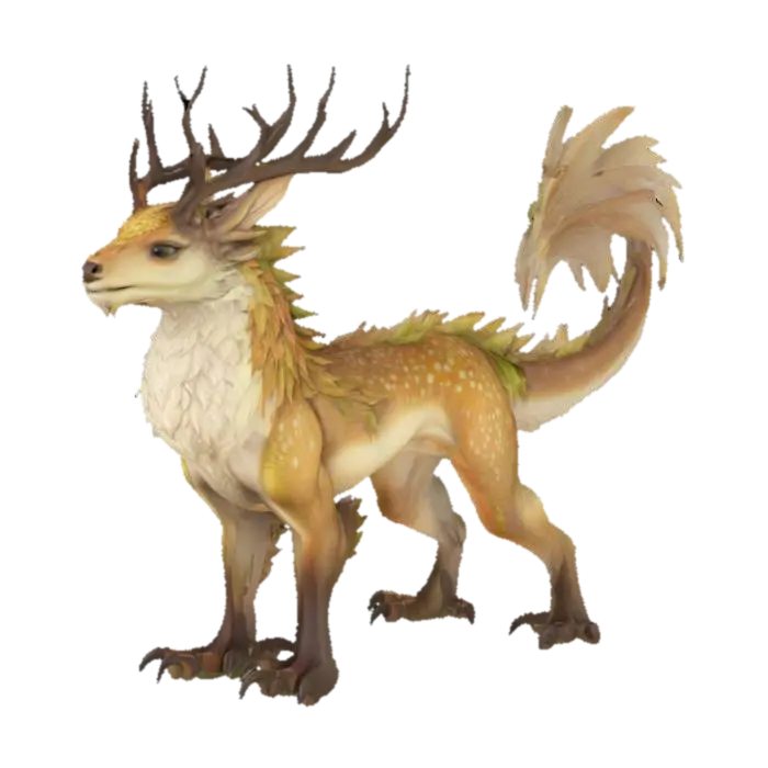 Forest Drake - Feathered 3D model, vytvořený pomocí AI