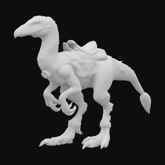 3D model for Feathered Raptor Mount