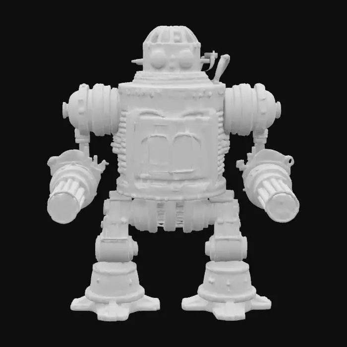 3D model for Steampunk Sentinel