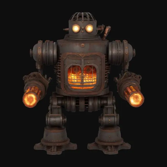 3D model for Steampunk Sentinel