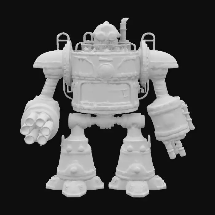 3D model for Steampunk Sentinel
