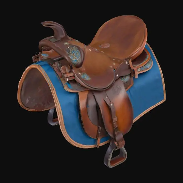 3D model for Saddle and Saddle pad