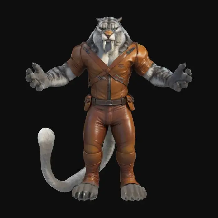 3D model for Sabertooth Gunner