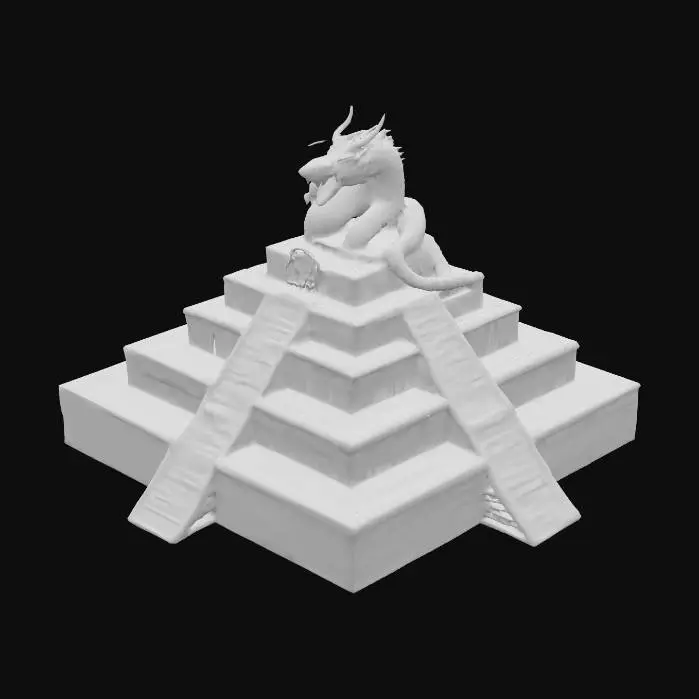 3D model for Dragon Temple Gardens