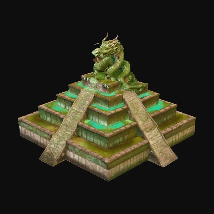 3D model for Dragon Temple Gardens