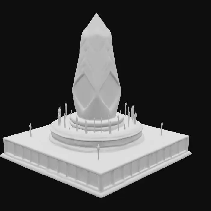 3D model for Arcane Obelisk